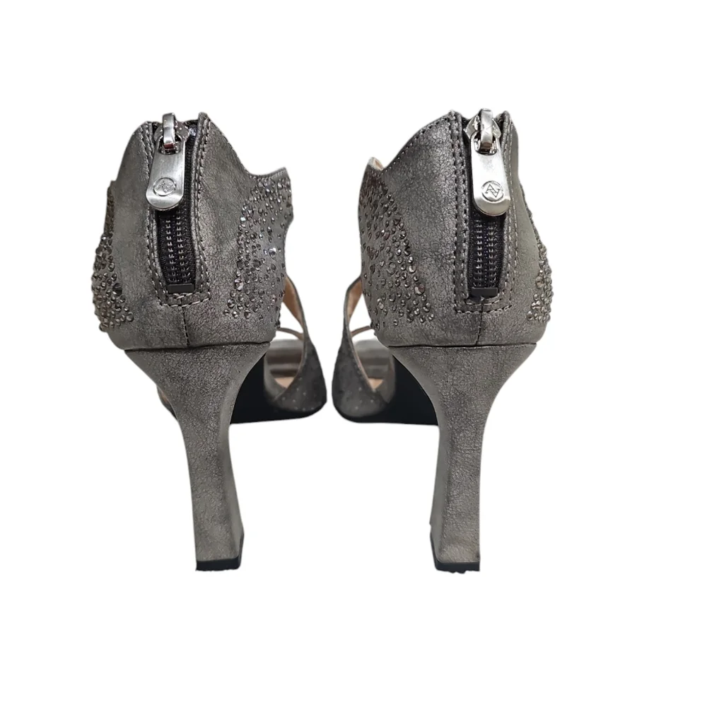 ADRIENNE VITTADINI Women's Golly Pump, Pewter,  size  6  NWOT